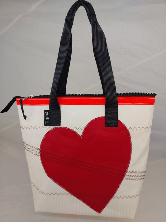 Heart Zip Tote 864