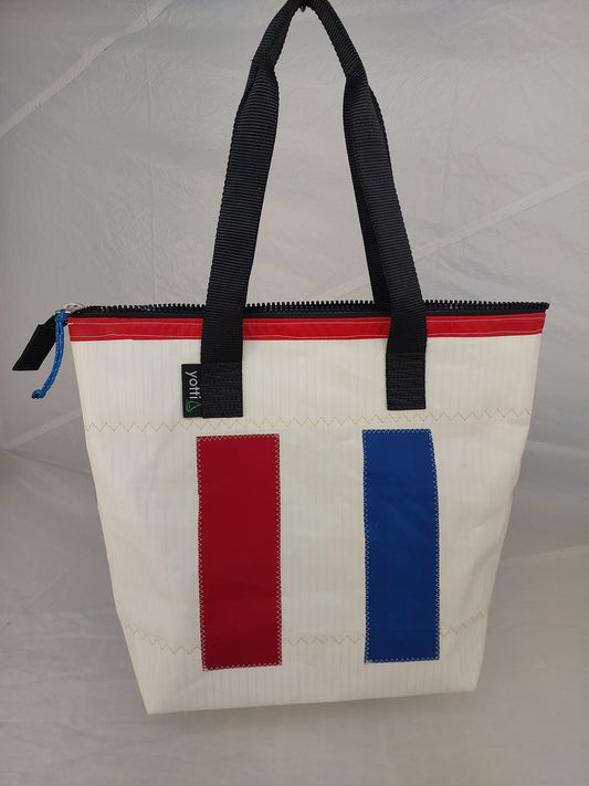 T Flag Zip Tote 868***